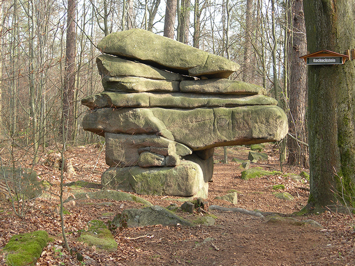 Rock Formations of the Lusatian Granite Massif