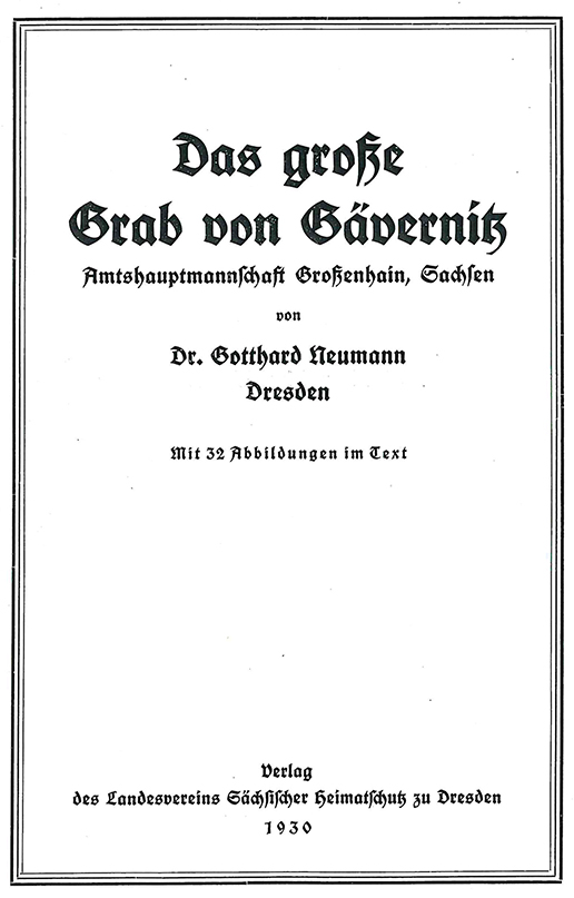 The publication on the excavation