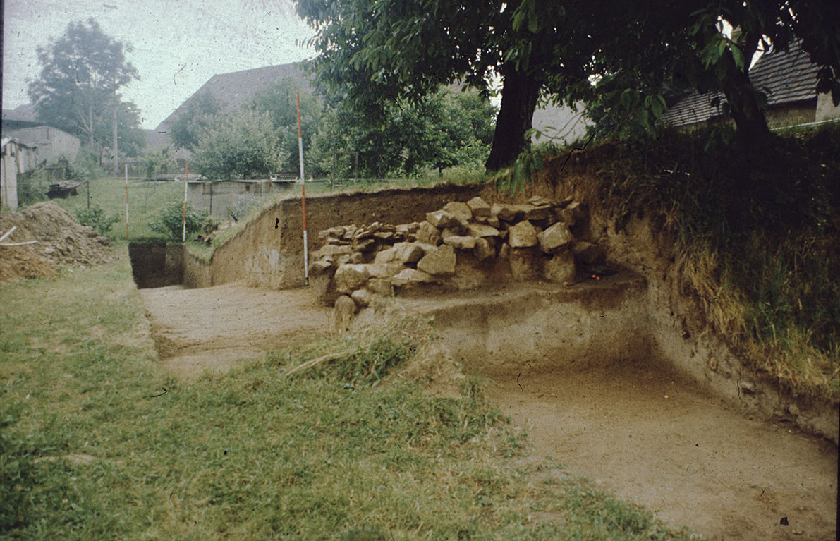 Wall and ditch