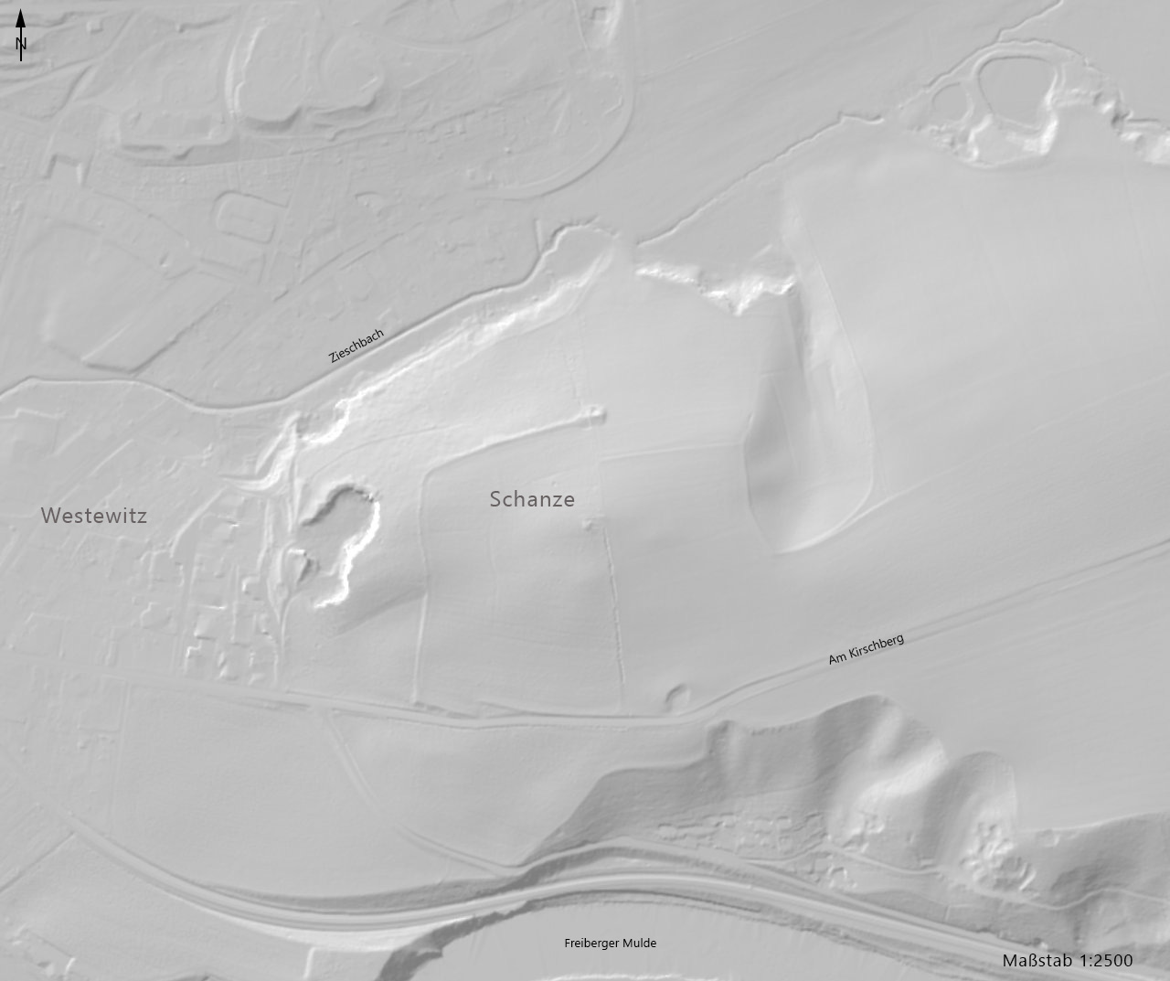 A rampart on the hill?