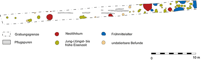 Befunde von der Jungsteinzeit bis ins Frühmittelalter