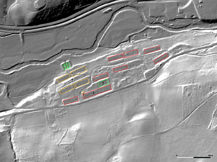 Forced encampment in the archaeological findings