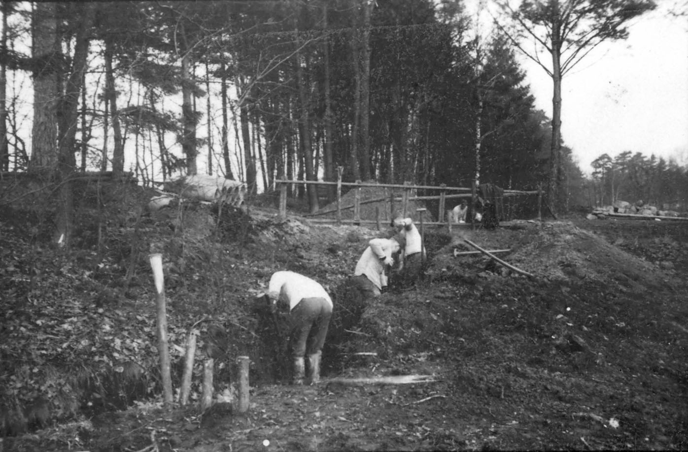 Erste Rettungsgrabung 1938
