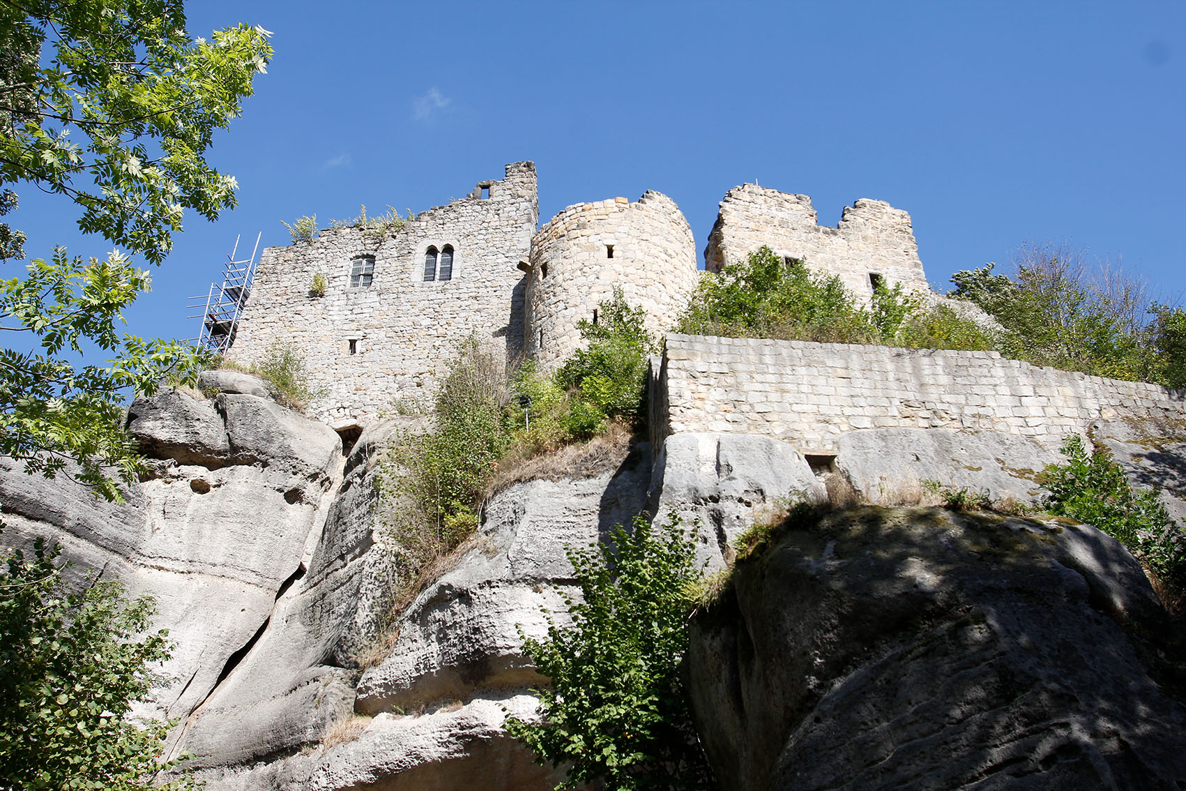 Der Beginn der Burg