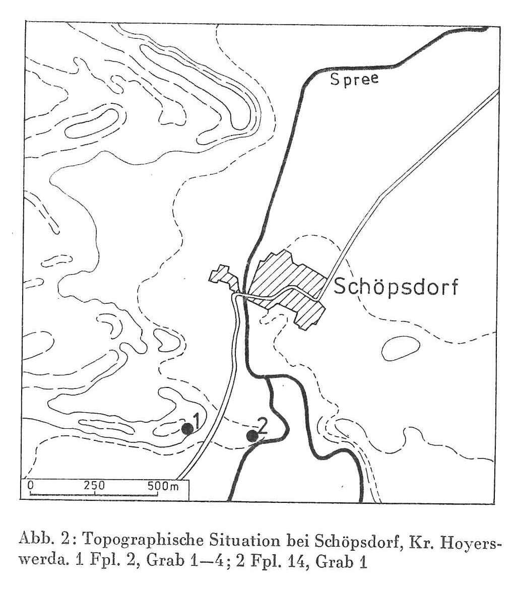 Lage der Fundstellen