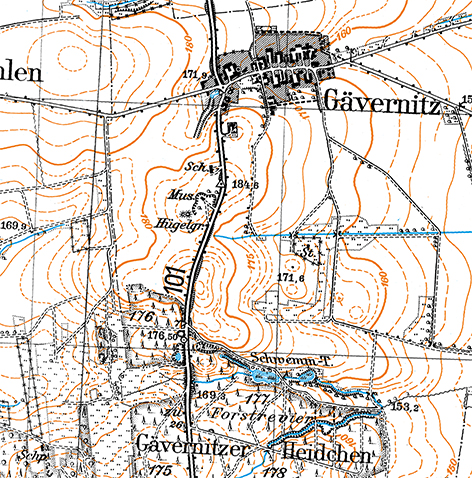 In Sichtweite der ehemaligen Reichsstraße 101