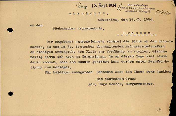 „Reichserntedankfeier“ 1934