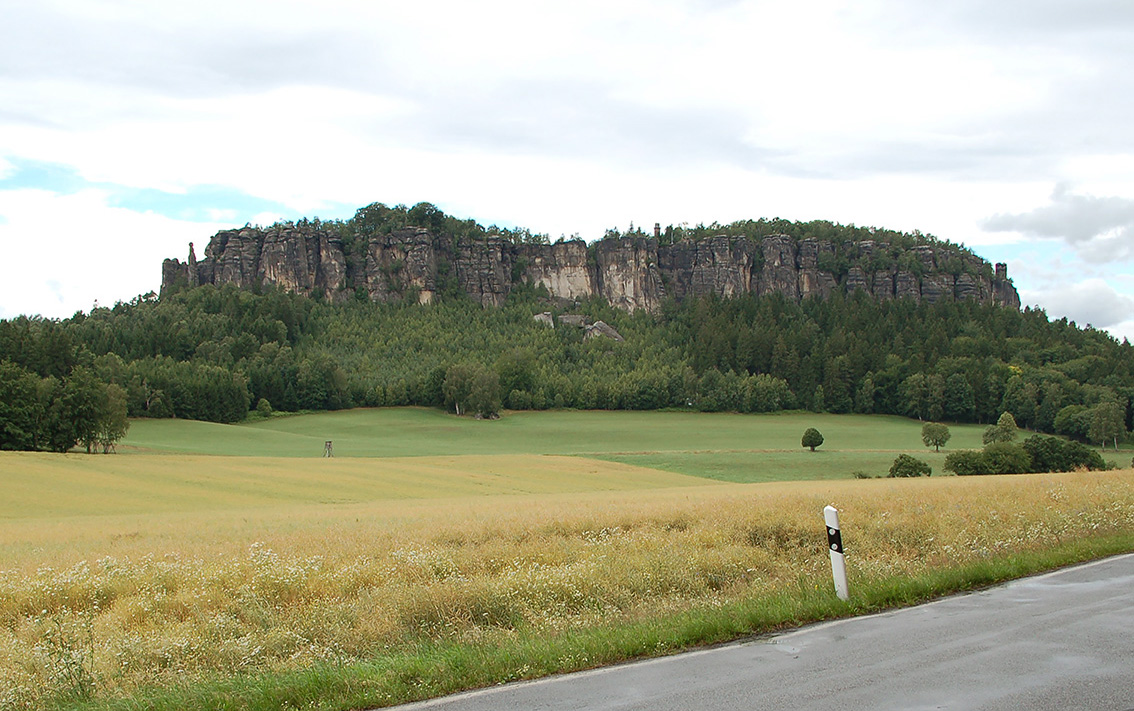 Die Lage des Berges