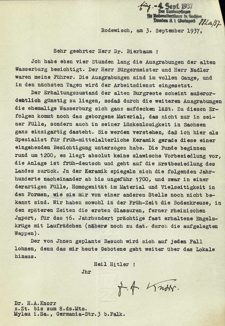 Ausgrabungen 1937–1939